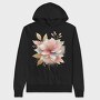 Golden Flower Bloom, Hanorac Oversize Barbati (Unisex)