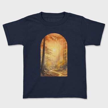 Golden Forest Sunset, Tricou Copii
