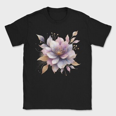 Golden Lotus Glow, Tricou Barbati (Unisex)