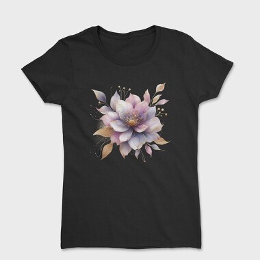 Golden Lotus Glow, Tricou Femei