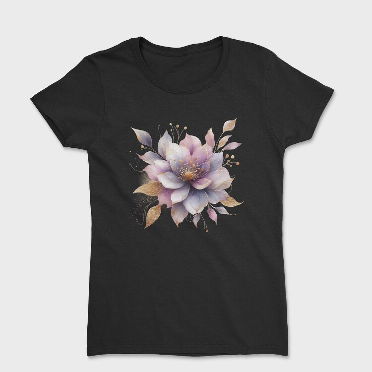 Golden Lotus Glow, Tricou Femei