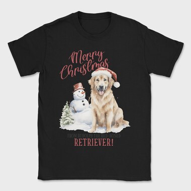 Golden Retriever Christmas Puns, Tricou Barbati (Unisex)