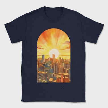 Golden Sunrise Metro, Tricou Barbati (Unisex)
