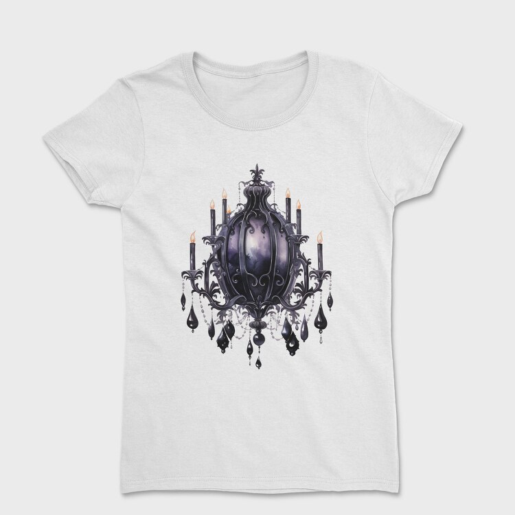 Gothic Chandelier Sublimation, Tricou Femei