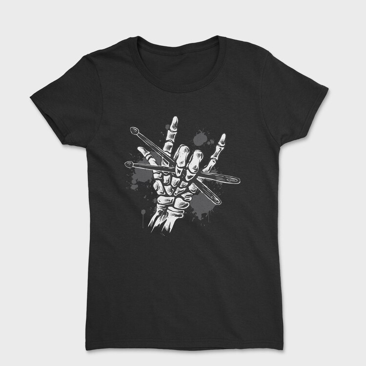 Skeleton Hand Drums, Tricou Femei