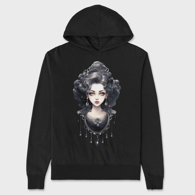 Gothic Fairytale Necklace, Hanorac Oversize Barbati (Unisex)