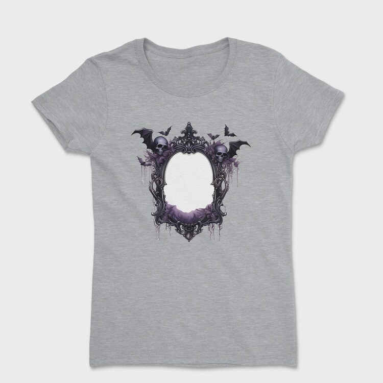Gothic Halloween Mirror, Tricou Femei
