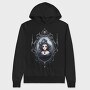 Gothic Lady Necklace, Hanorac Oversize Barbati (Unisex)