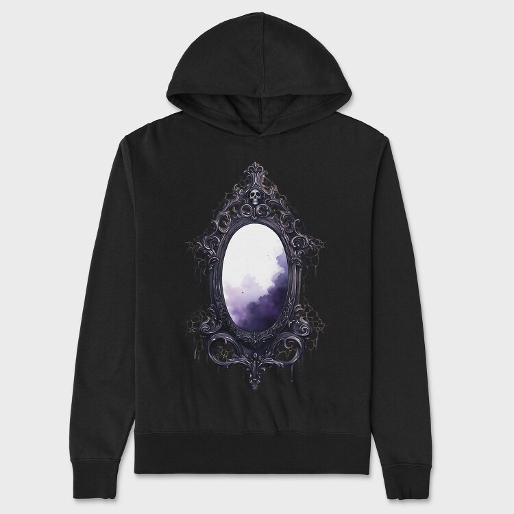Gothic Mirror Sublimation, Hanorac Oversize Barbati (Unisex)