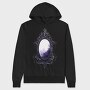 Gothic Mirror Sublimation, Hanorac Oversize Barbati (Unisex)