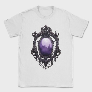 Gothic Silhouette Mirror, Tricou Barbati (Unisex)