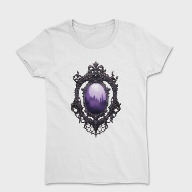 Gothic Silhouette Mirror, Tricou Femei