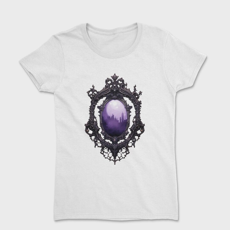 Gothic Silhouette Mirror, Tricou Femei