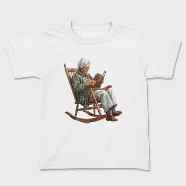 Grandma Reading Book, Tricou Copii