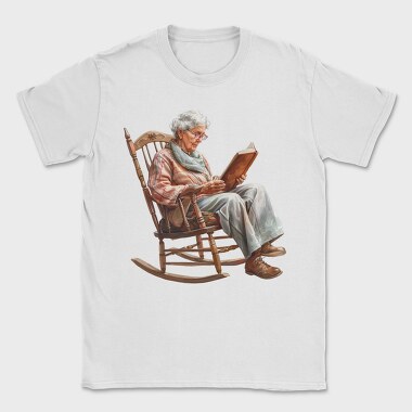 Grandma Reading Books, Tricou Barbati (Unisex)
