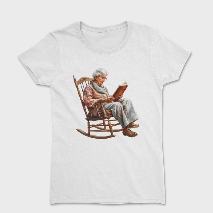Grandma Reading Books, Tricou Femei