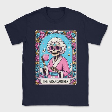 Grandmother Skeleton Coffee, Tricou Barbati (Unisex)