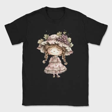 Grape Vintage Girl, Tricou Barbati (Unisex)
