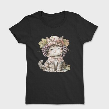 Grape Vintage Kitten, Tricou Femei