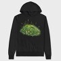 Grass Blooms Bush, Hanorac Oversize Barbati (Unisex)