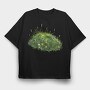 Grass Blooms Bush, Tricou Oversize Barbati (Unisex)