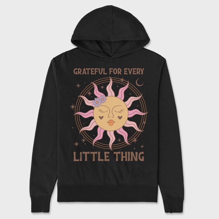 Grateful For Everything, Hanorac Oversize Barbati (Unisex)
