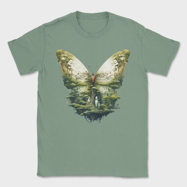 Green Fantasy Flyway, Tricou Barbati (Unisex)