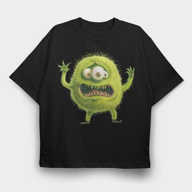 Green Monster Mood, Tricou Oversize Barbati (Unisex)