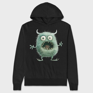 Green Monster Roar, Hanorac Oversize Barbati (Unisex)