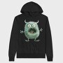 Green Monster Roar, Hanorac Oversize Barbati (Unisex)