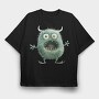 Green Monster Roar, Tricou Oversize Barbati (Unisex)