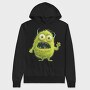 Green Monster Scream, Hanorac Oversize Barbati (Unisex)