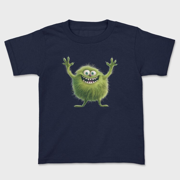 Green Monster Waving, Tricou Copii