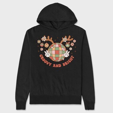 Groovy And Bright, Hanorac Oversize Barbati (Unisex)