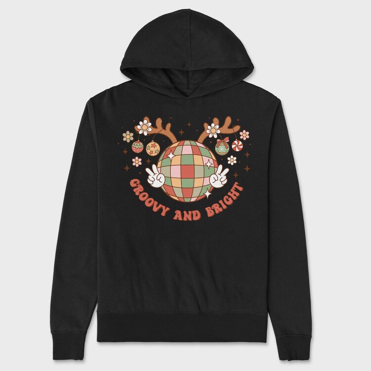 Groovy And Bright, Hanorac Oversize Barbati (Unisex)