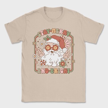 Groovy Christmas Santa, Tricou Barbati (Unisex)