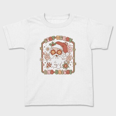 Groovy Christmas Santa, Tricou Copii