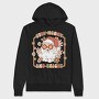 Groovy Christmas Santa, Hanorac Oversize Barbati (Unisex)
