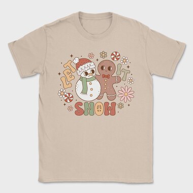 Groovy Christmas Snowman, Tricou Barbati (Unisex)