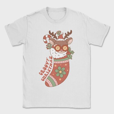 Groovy Christmas Stocking, Tricou Barbati (Unisex)