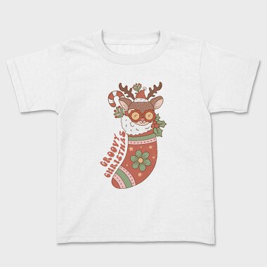 Groovy Christmas Stocking, Tricou Copii
