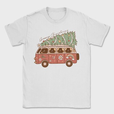 Groovy Christmas Tree, Tricou Barbati (Unisex)