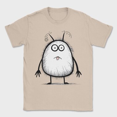 Hairy Monster Face, Tricou Barbati (Unisex)