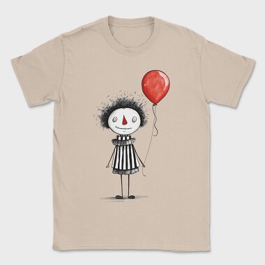 Halloween Balloon Girl, Tricou Barbati (Unisex)