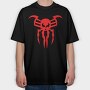 Spiderman Symbiote Mask, Tricou Oversize Barbati (Unisex)