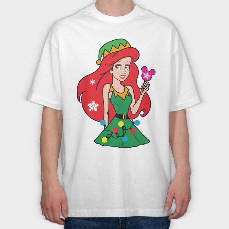 Elf Princess Magic, Tricou Oversize Barbati (Unisex)