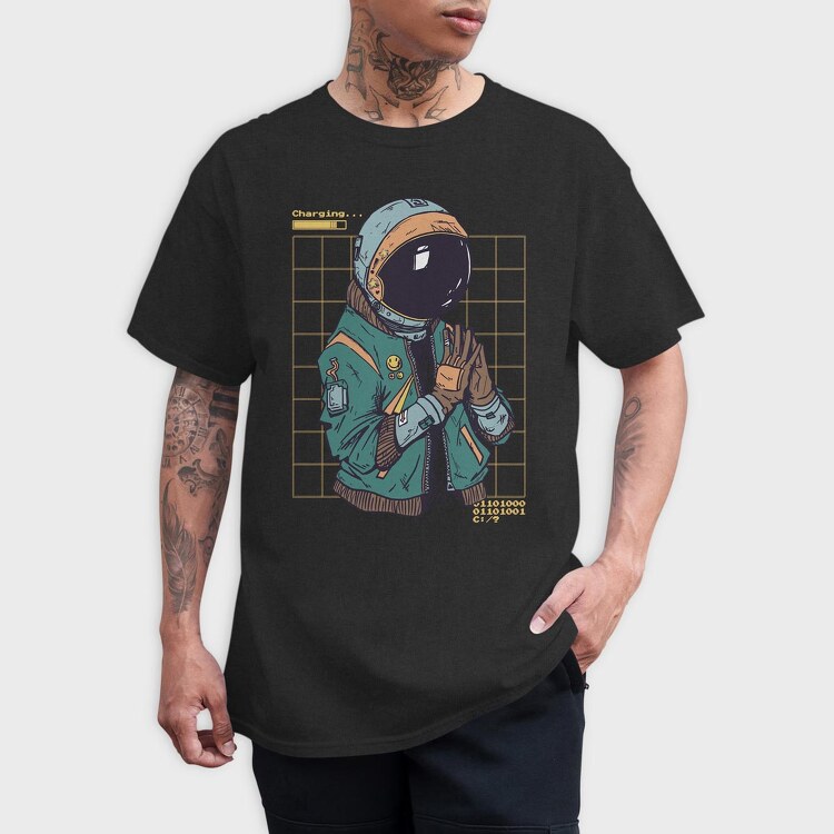 Cyber Punk Astronaut, Tricou Barbati (Unisex)