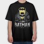 Batman Cityscape, Tricou Oversize Barbati (Unisex)