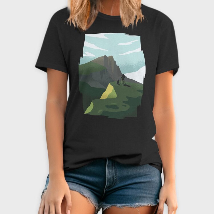 Munros Hiking, Tricou Barbati (Unisex)
