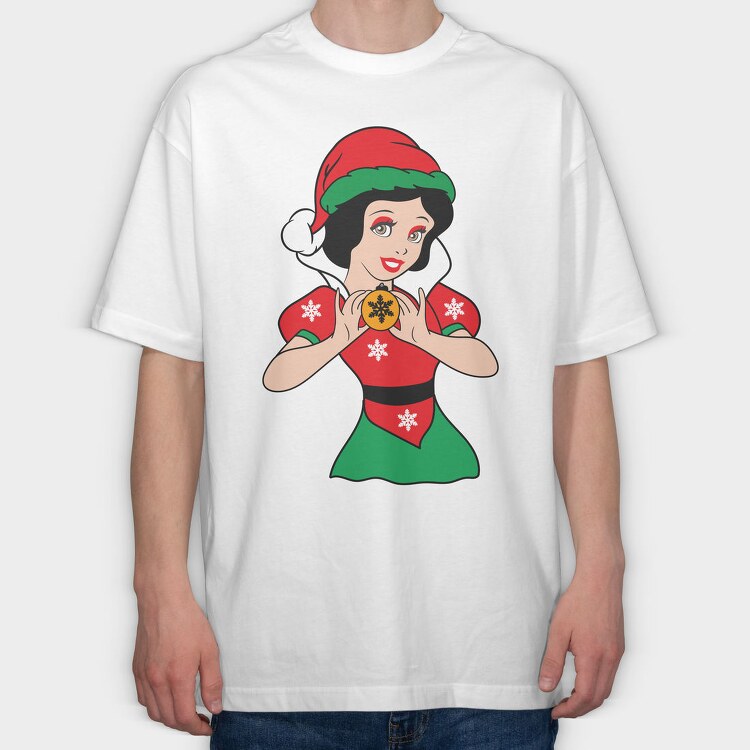 Elf Princess Ornament, Tricou Oversize Barbati (Unisex)
